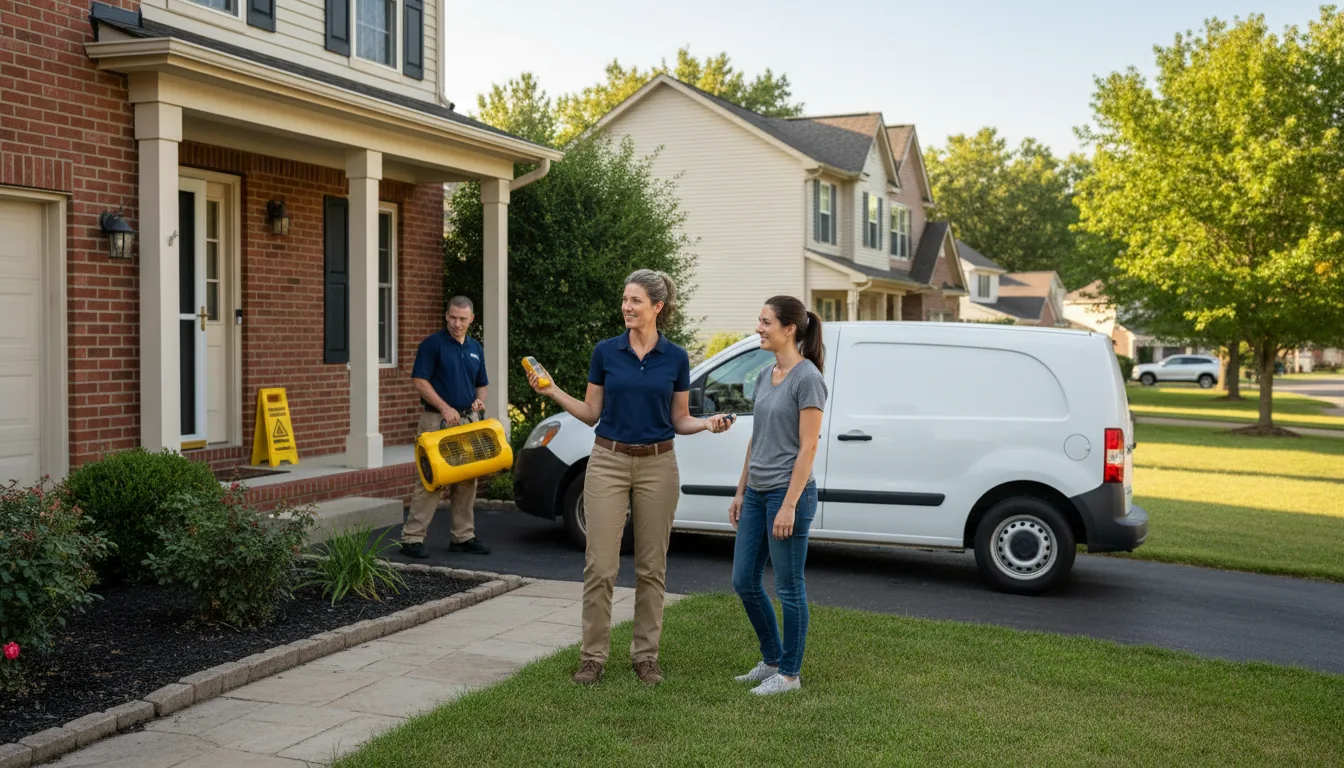 Water restoration image for Flood Water Cleanup, Removal And Restoration Services in Bismarck, ND